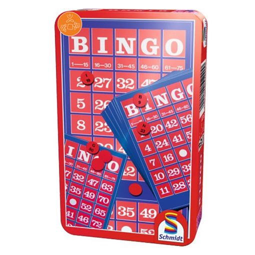 Bingo társasjáték fémdobozban (51220)