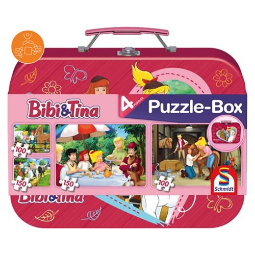 Bibi & Tina, Puzzle-Box, 2x100, 2x150 db (56509)