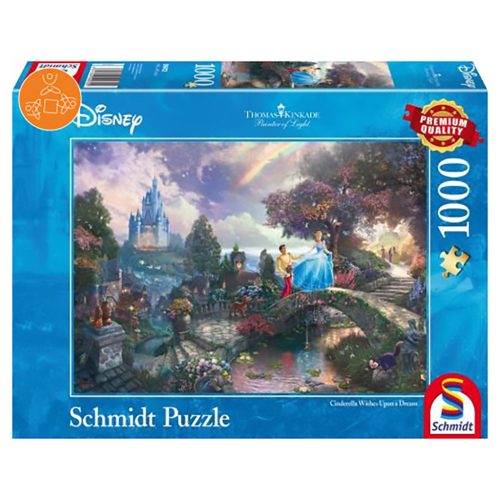 Disney Puzzle, Hamupipőke 1000 db (59472)