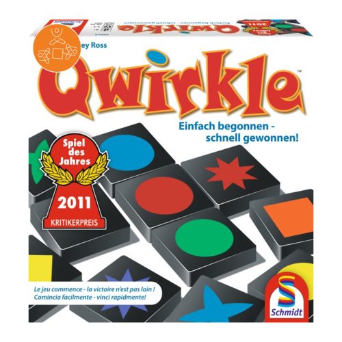 Qwirkle - Formák, színek, kombinációk! társasjáték (Sérült dobozos!)