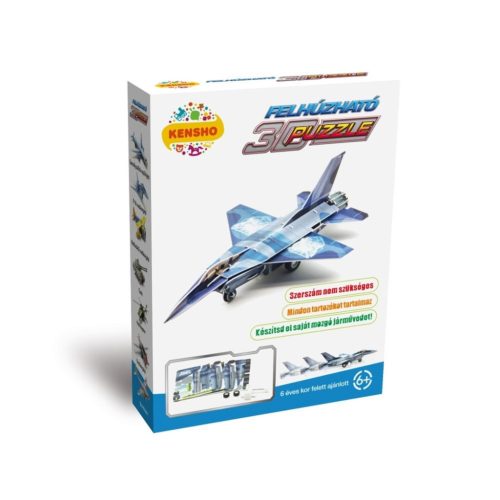 3D puzzle, F-16 vadászgép