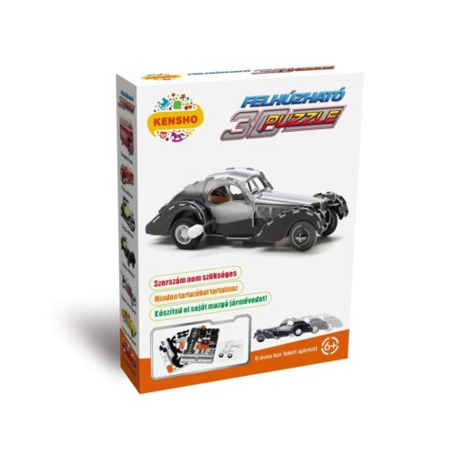 3D puzzle, Szürke Oldtimer