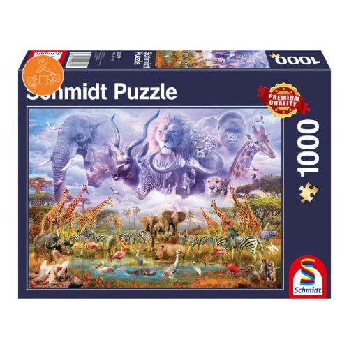 Animals at the waterhole, 1000 db (58356)