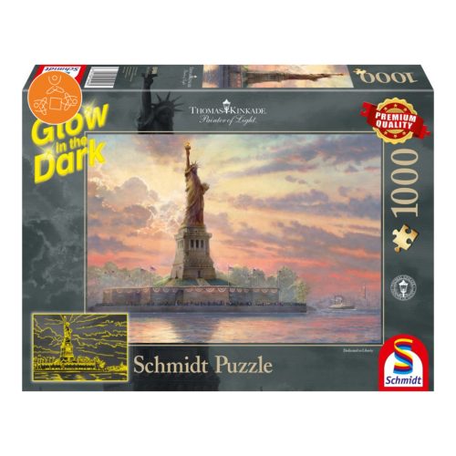 Statue of Liberty in the twilight, Glow in the Dark 1000 db (59498)