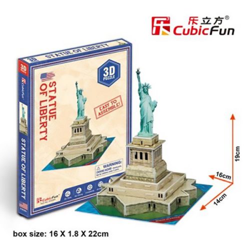 3D puzzle mini Szabadság szobor - 31 db