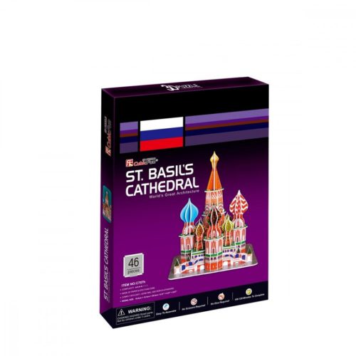 3D puzzle kicsi St.Basils Cathedral - 47 db 