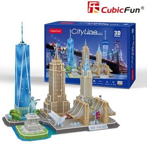 3D puzzle City Line New York - 123 db