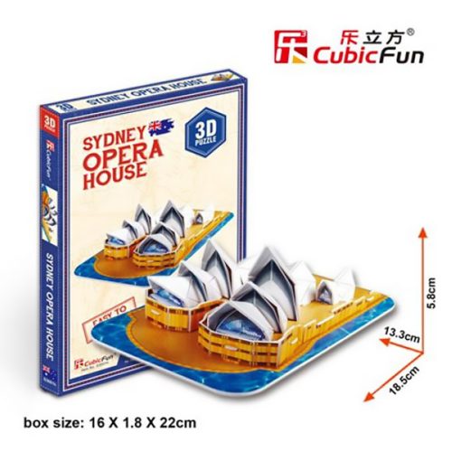 3D puzzle mini Sydney Operaház (012) - 30 db