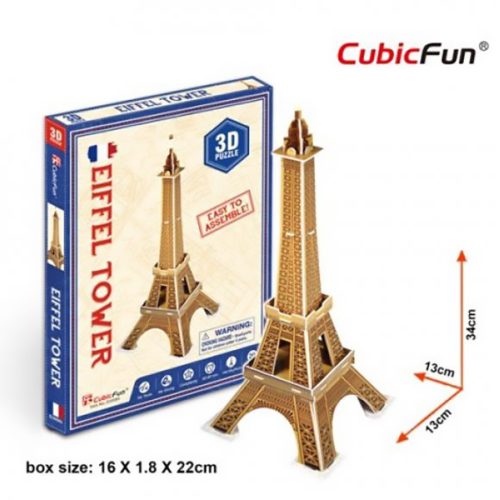 3D puzzle mini Eiffel Torony - 20 db