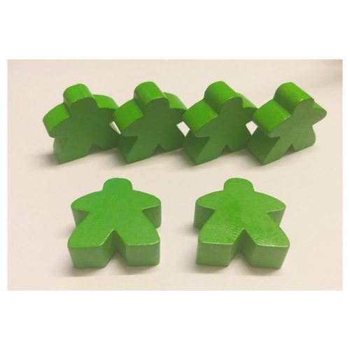 Carcassonne Big-Meeple set világoszöld kiegészítő