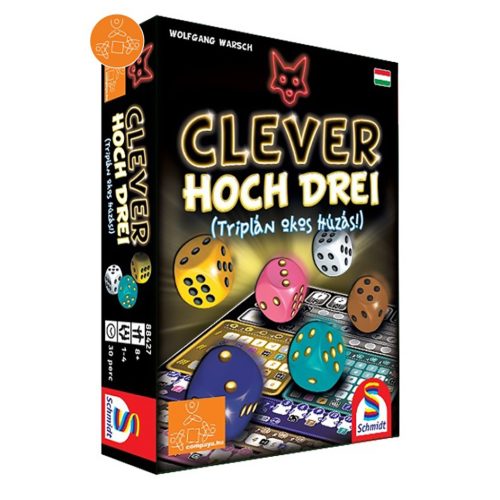 Clever hoch Drei - Triplán okos húzás társasjáték