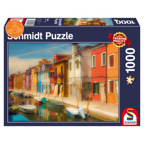 Bright Houses on the Island of Burano, 1000 db (58991)