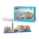 3D puzzle City Line Velence - 126 db