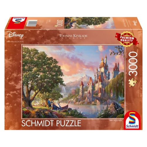 Disney Puzzle, Szépség és a Szörnyeteg - Belle Varázslatos Világa 3000 db (57372)