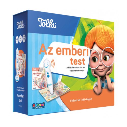 Tolki - Az Emberi Test - interaktív könyv szettben