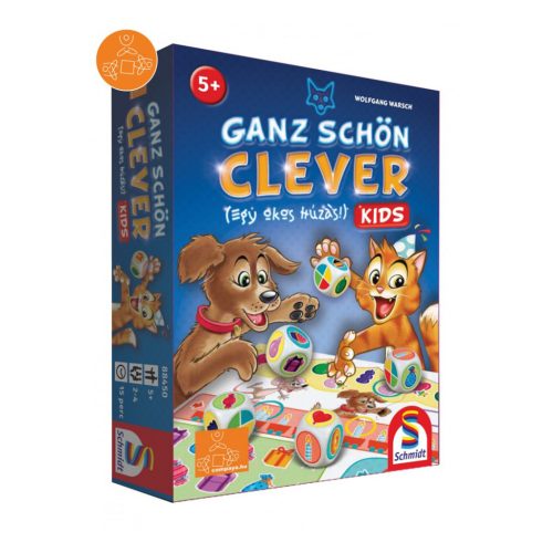 Ganz schön Clever KIDS - Egy okos húzás társasjáték (88450) (Sérült dobozos!)