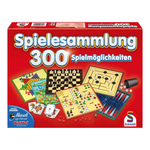 300er Spielesammlung rot (49195) Társasjáték