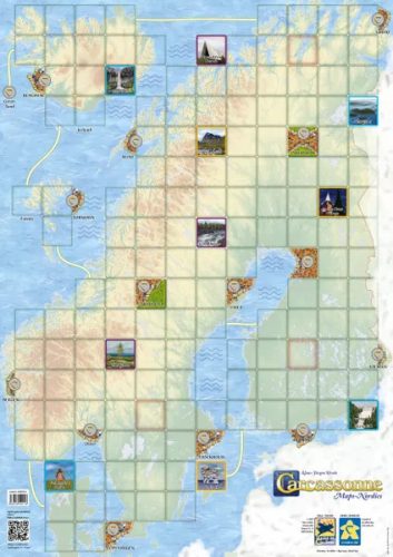 Carcassonne Térkép - Északi országok (Nordics)